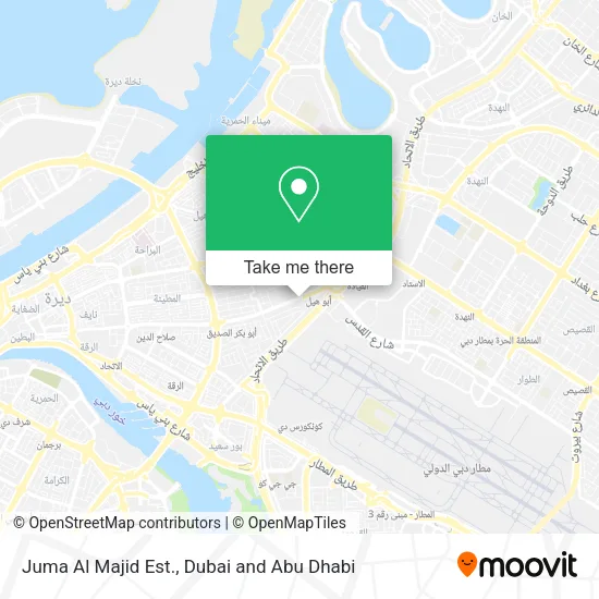 Juma Al Majid Est. map