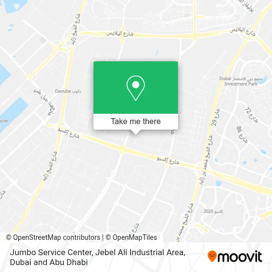 @ Jumbo Service Center, Jebel Ali Industrial Area map