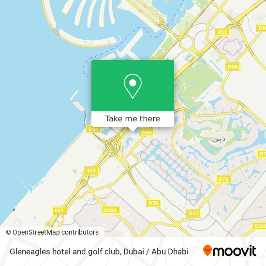 Gleneagles hotel and golf club map