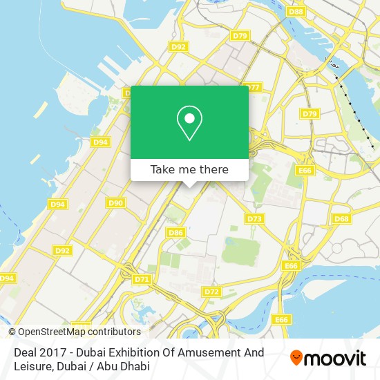 Deal 2017 - Dubai Exhibition Of Amusement And Leisure map