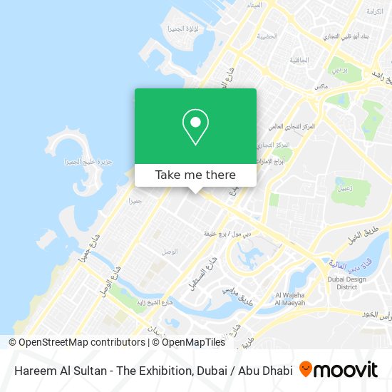 Hareem Al Sultan - The Exhibition map