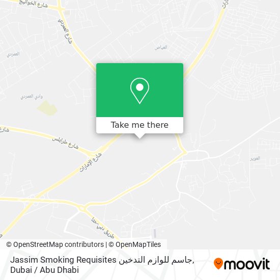Jassim Smoking Requisites جاسم للوازم التدخين map