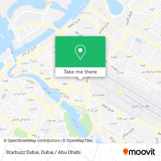 Starbuzz Dubai map