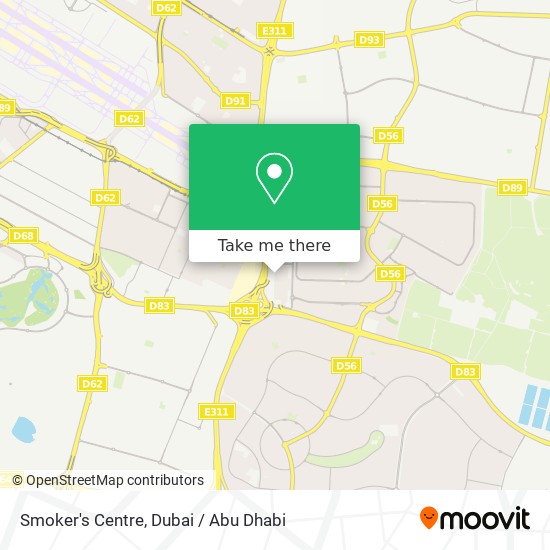 Smoker's Centre map
