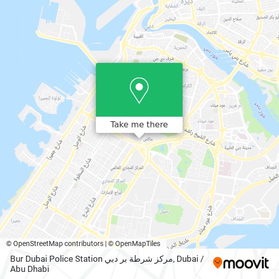 Bur Dubai Police Station مركز شرطة بر دبي map