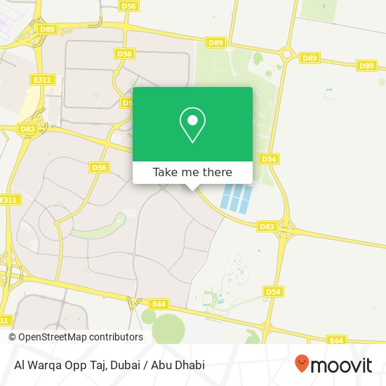Al Warqa Opp Taj map