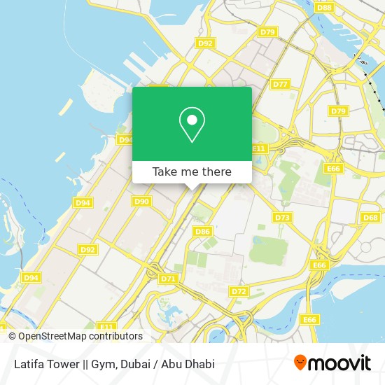 Latifa Tower || Gym map