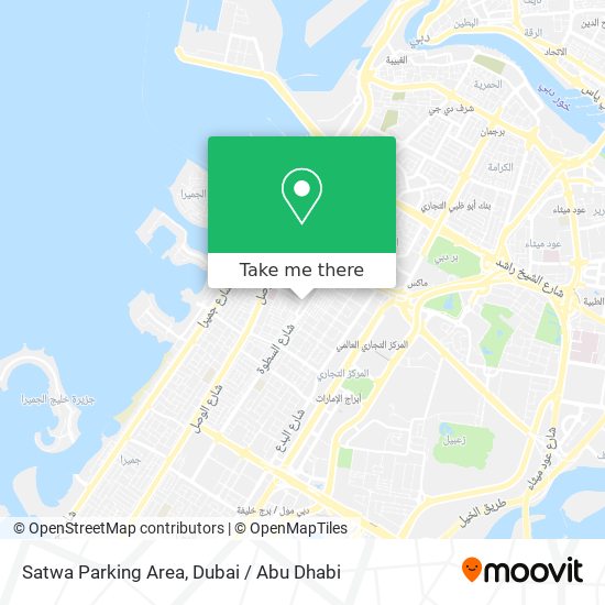 Satwa Parking Area map