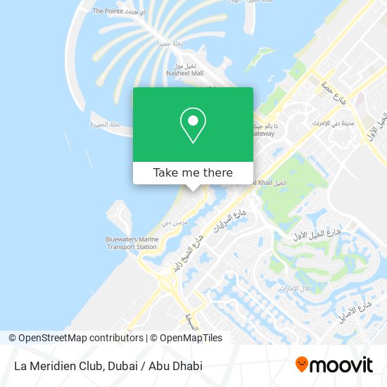 La Meridien Club map