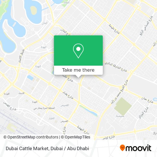 Dubai Cattle Market map