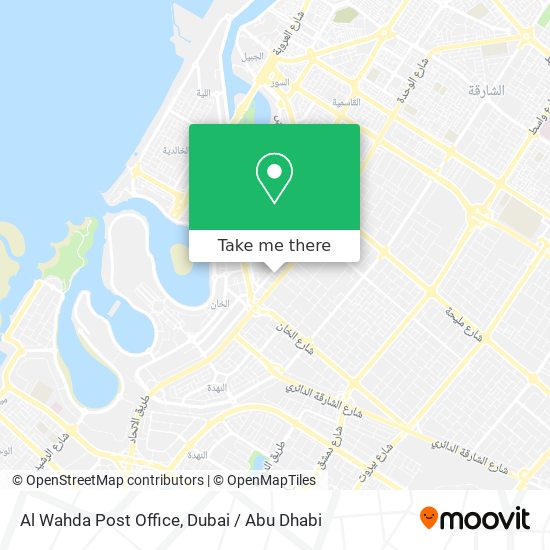 Al Wahda Post Office map