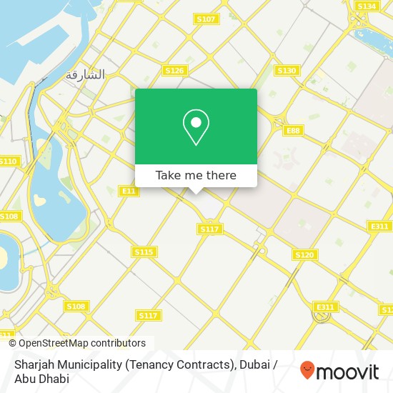 Sharjah Municipality (Tenancy Contracts) map
