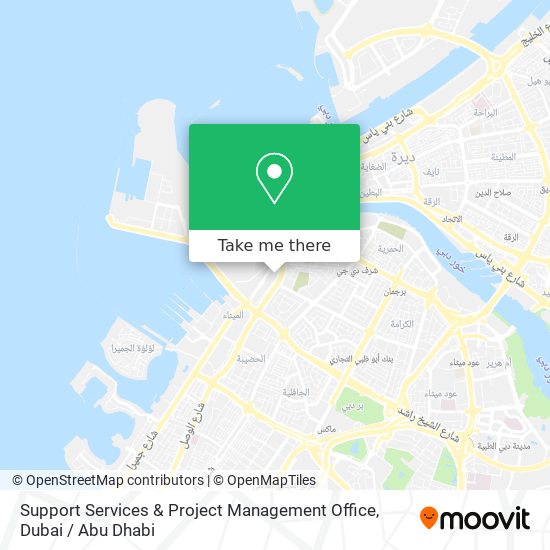Support Services & Project Management Office map