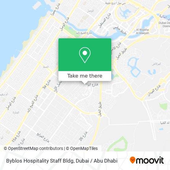 Byblos Hospitality Staff Bldg map