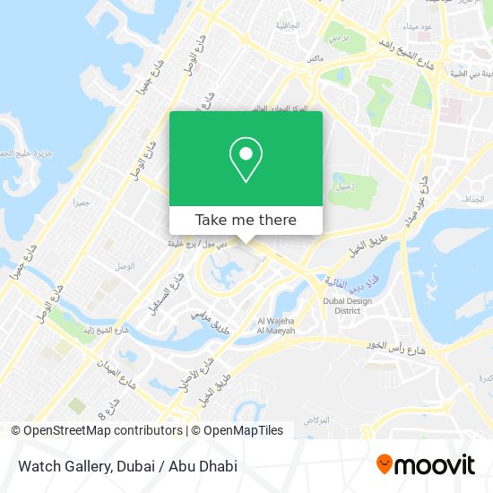 Watch Gallery map