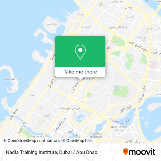 Nadia Training Institute map