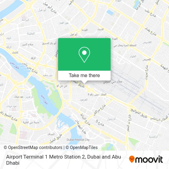 Airport Terminal 1 Metro Station 2 map