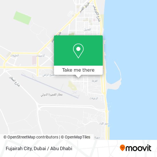 Fujairah City map