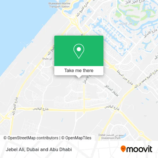 Jebel Ali map