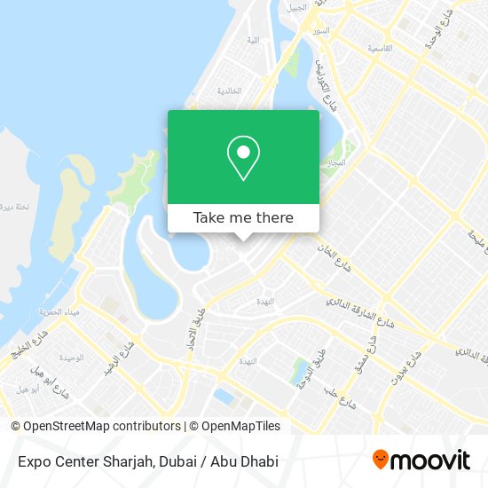 Expo Center Sharjah map