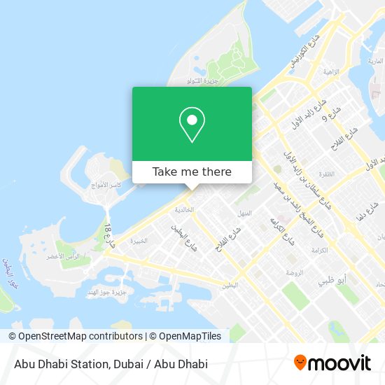 Abu Dhabi Station map