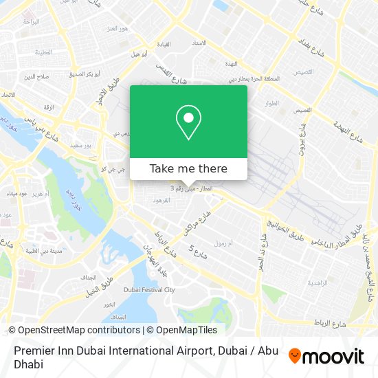 Premier Inn Dubai International Airport map