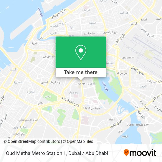Oud Metha Metro Station 1 map