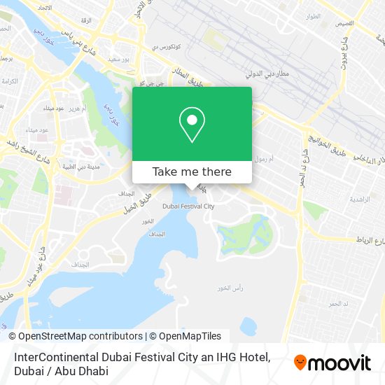 InterContinental Dubai Festival City an IHG Hotel map