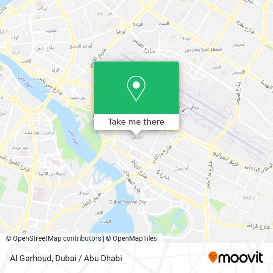 Al Garhoud map