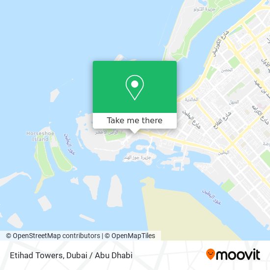 Etihad Towers map