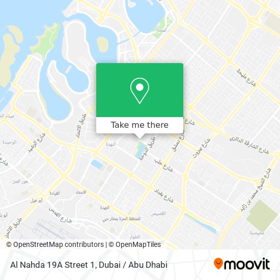 Al Nahda 19A Street 1 map