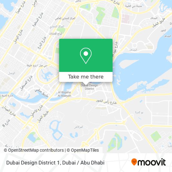 Dubai Design District 1 map