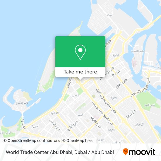 World Trade Center Abu Dhabi map