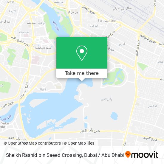 Sheikh Rashid bin Saeed Crossing map