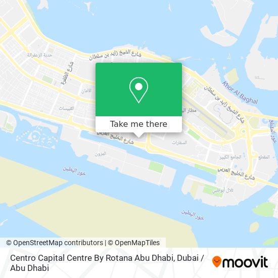 Centro Capital Centre By Rotana Abu Dhabi map