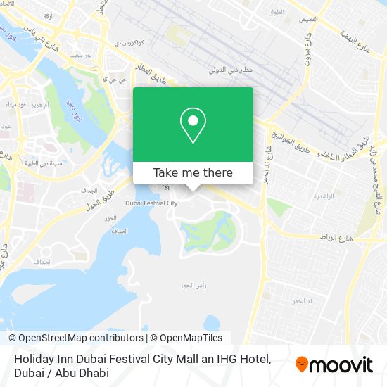 Holiday Inn Dubai Festival City Mall an IHG Hotel map