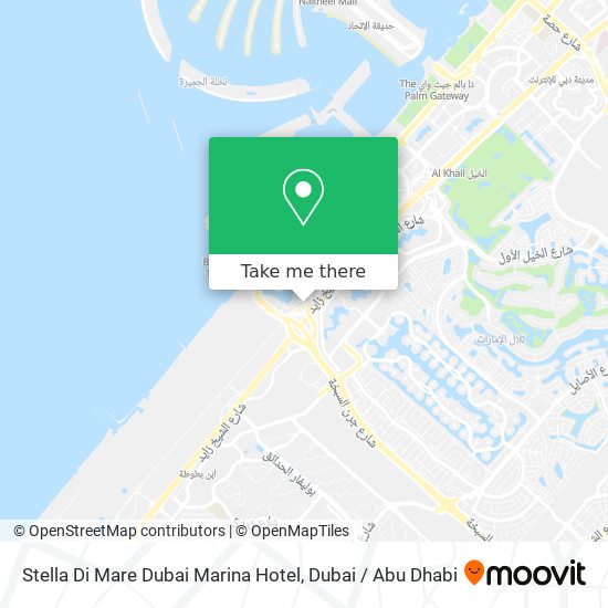 Stella Di Mare Dubai Marina Hotel map