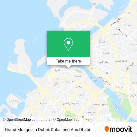Grand Mosque in Dubai map