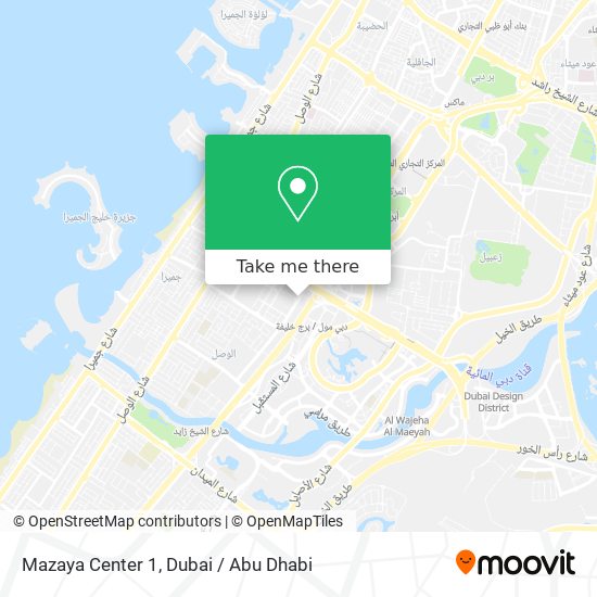 Mazaya Center 1 map