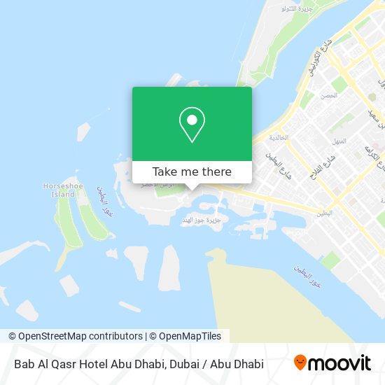 Bab Al Qasr Hotel Abu Dhabi map