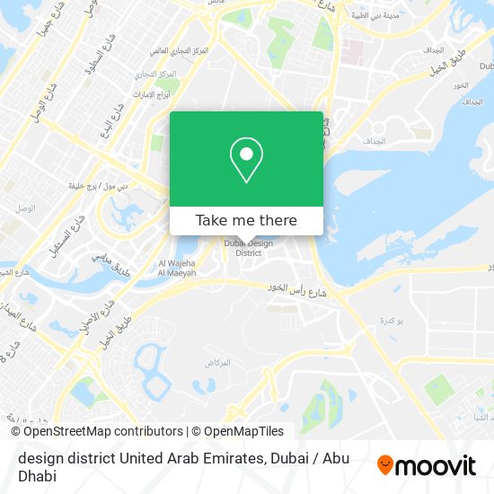 design district United Arab Emirates map
