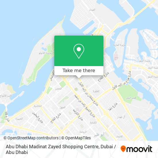 Abu Dhabi Madinat Zayed Shopping Centre map