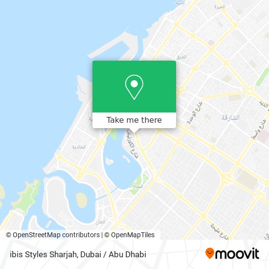ibis Styles Sharjah map