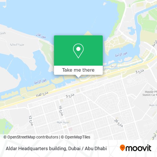 Aldar Headquarters building map