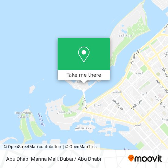 Abu Dhabi Marina Mall map