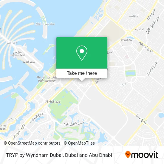 TRYP by Wyndham Dubai map