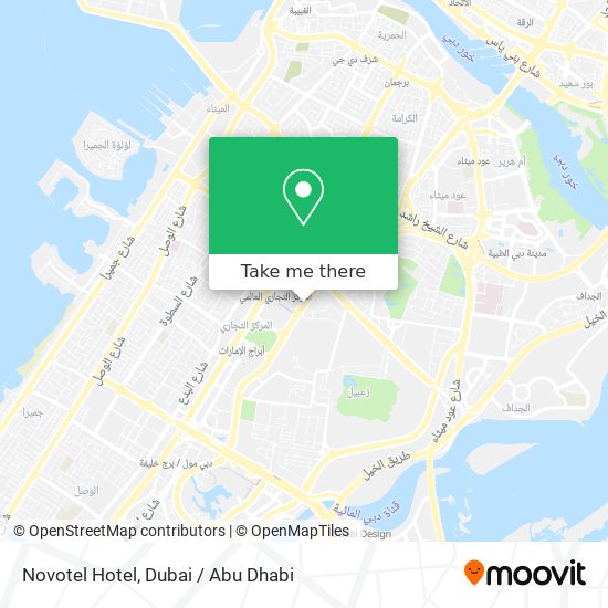 Novotel Hotel map