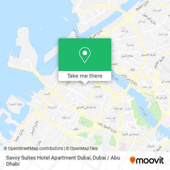 Savoy Suites Hotel Apartment Dubai map