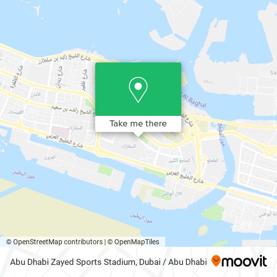Abu Dhabi Zayed Sports Stadium map