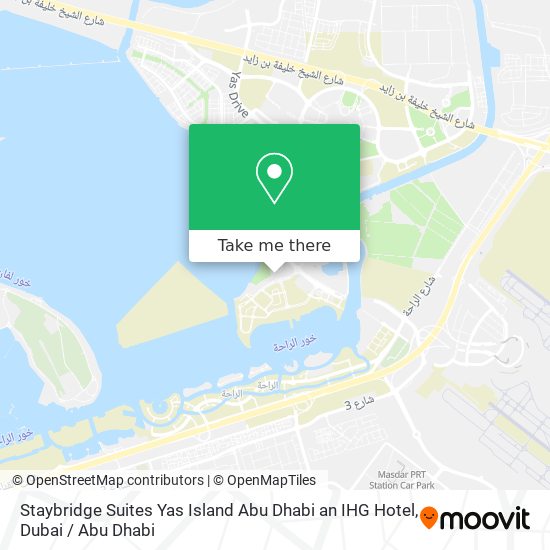 Staybridge Suites Yas Island Abu Dhabi an IHG Hotel map
